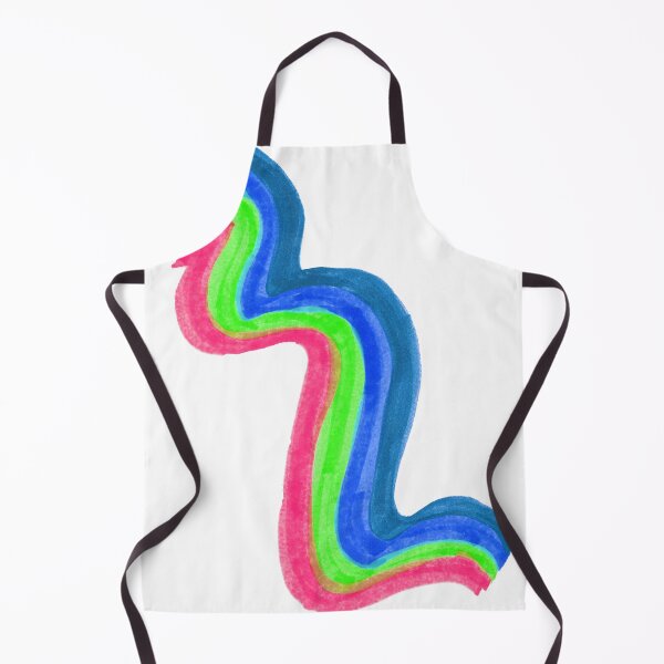 Item preview, Alcohol Ink Marker Squiggle Lines - Navy, Blue, Neon Green and Fluoro Red designed and sold by Daydreamer Alley.