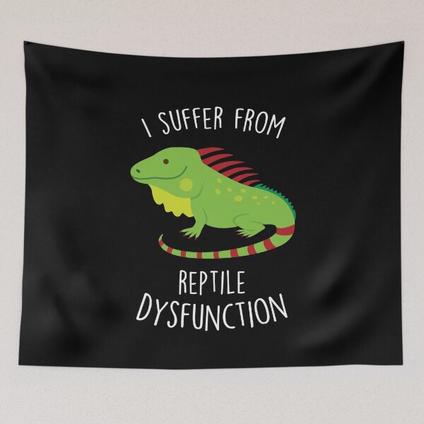 Item preview, Iguana Lizard Reptile Dysfunction designed and sold by Clara Hollins.