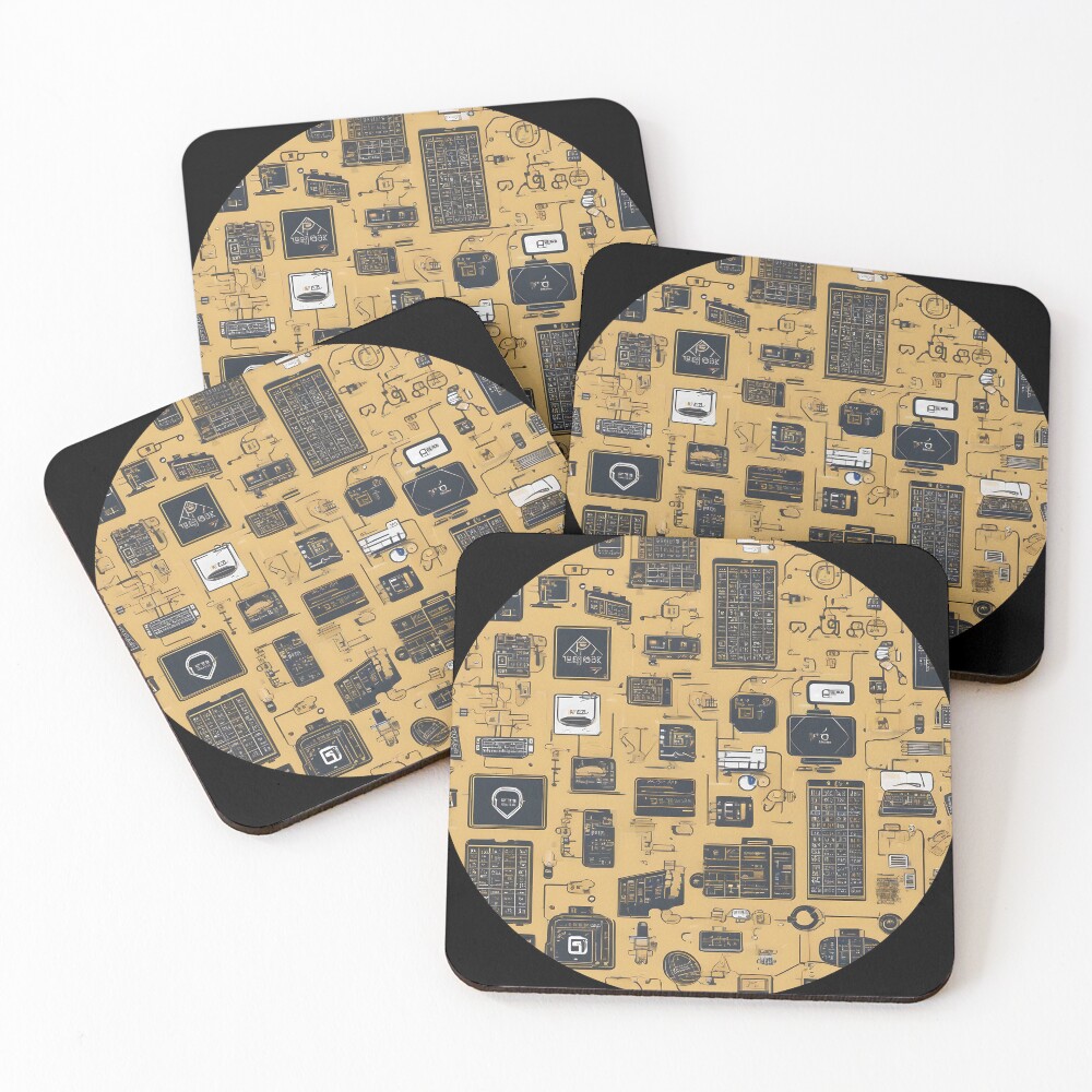 Item preview, Coasters (Set of 4) designed and sold by AbsoluteA.