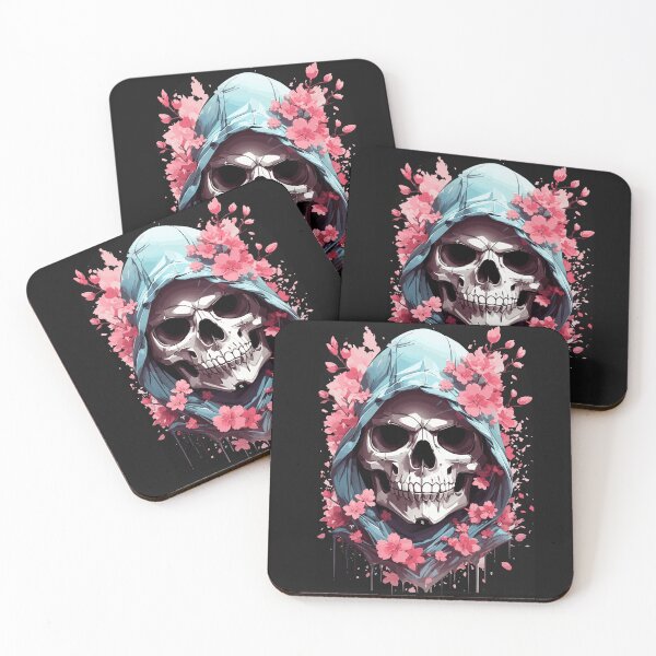 Item preview, Cherry Blossoms Skull 2 designed and sold by Zeus-Prime.