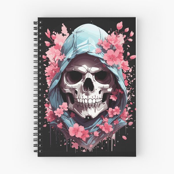 Item preview, Cherry Blossoms Skull 2 designed and sold by Zeus-Prime.