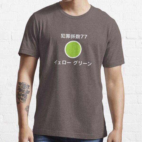 Crime Coefficient - Yellow Green, On Dark Essential T-Shirt