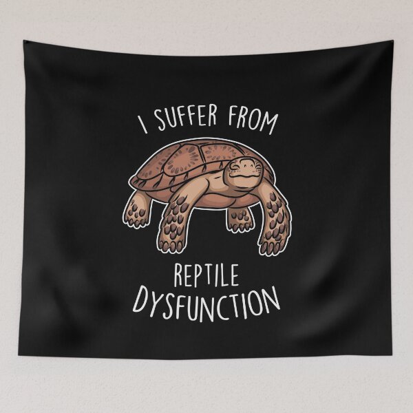 Item preview, Sulcata Tortoise Reptile Dysfunction designed and sold by Clara Hollins.