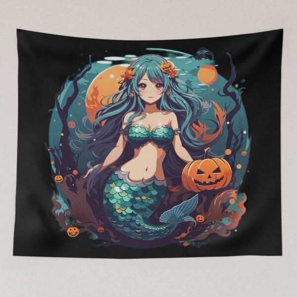 Item preview, All Hallows Eve Mermaid Design designed and sold by SirenasWorld.