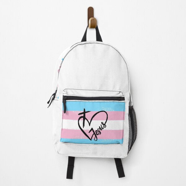 Item preview, Jesus Cross Heart - Transgender designed and sold by StumblingOTRoad.