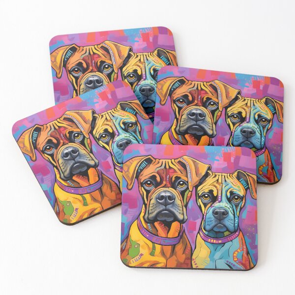 Item preview, Boxer Dogs Pop Art designed and sold by Kristylynn757.