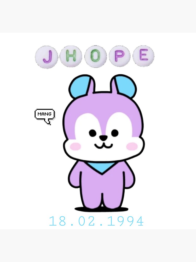 JHope, army, bangtan, bt21, bts, jung hoseok, mang, HD phone wallpaper