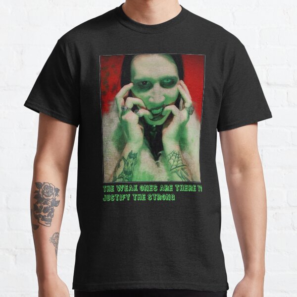 Marilyn manson t shirt redbubble sale