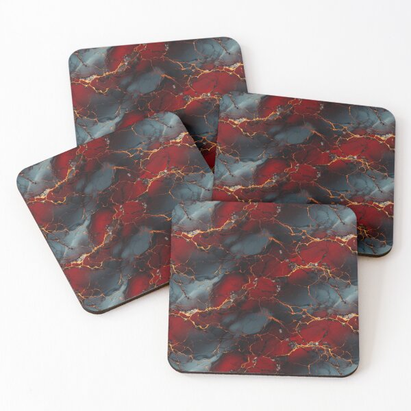 Item preview, Red And Blue Marble designed and sold by Lumistica.