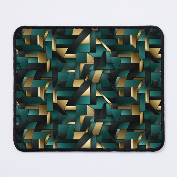 Item preview, Green And Black Unique Pattern designed and sold by Lumistica.