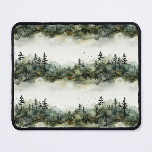 Item preview, Watercolor Ink Style Forest designed and sold by Lumistica.