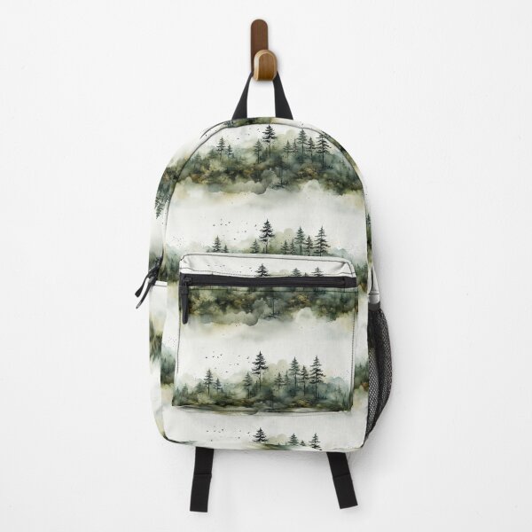 Item preview, Watercolor Ink Style Forest designed and sold by Lumistica.