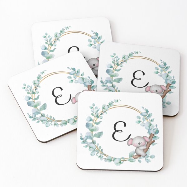 Item preview, Monogram Letter E | Koala Design designed and sold by JustSeasons.