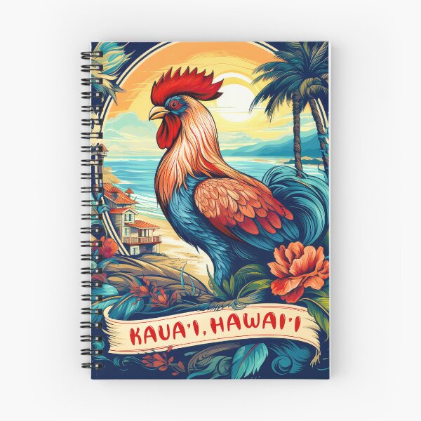 Item preview, Kauai Rooster Paradise - Beach Vibes  designed and sold by Nange and Gabe.