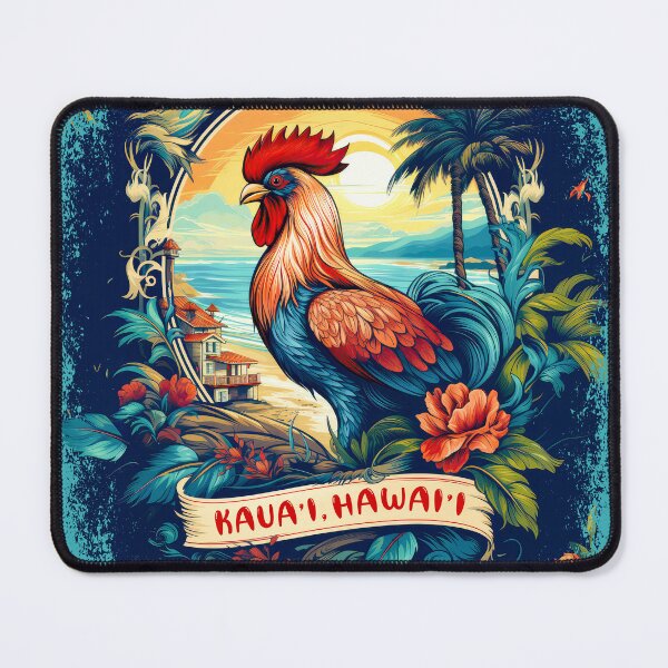 Item preview, Kauai Rooster Paradise - Beach Vibes designed and sold by Nange and Gabe.