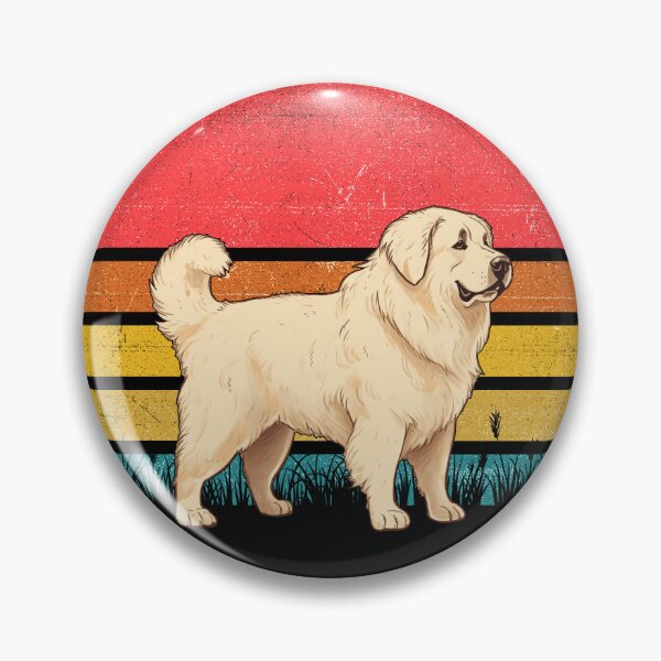 Artikelvorschau, Great Pyrenees Vintage Retro Sunset entworfen und verkauft von rafaeltto.