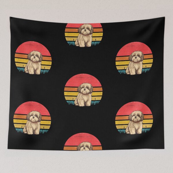 Item preview, Havanese Vintage Retro Sunset designed and sold by rafaeltto.