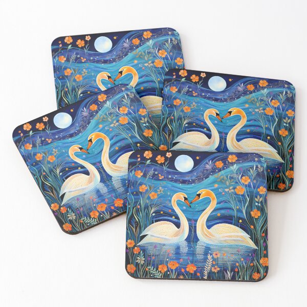 Artikelvorschau, Swans in the moonlight entworfen und verkauft von Kristylynn757.