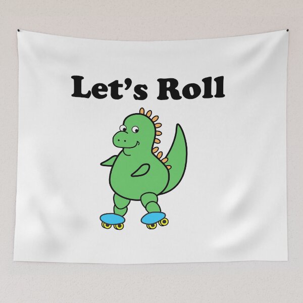 Item preview, Cute Dinosaur Lets Roll  designed and sold by DinoKate.