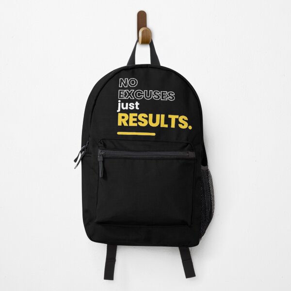 Item preview, No Excuses, Motivational Quote designed and sold by Hot Mess Press.