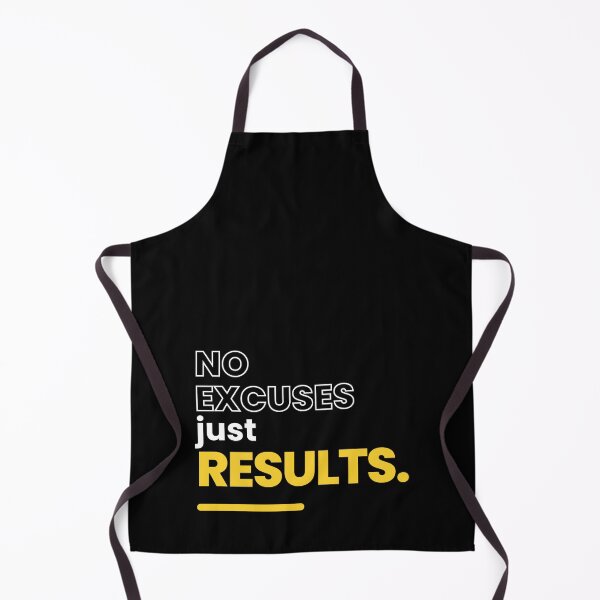 Item preview, No Excuses, Motivational Quote designed and sold by Hot Mess Press.
