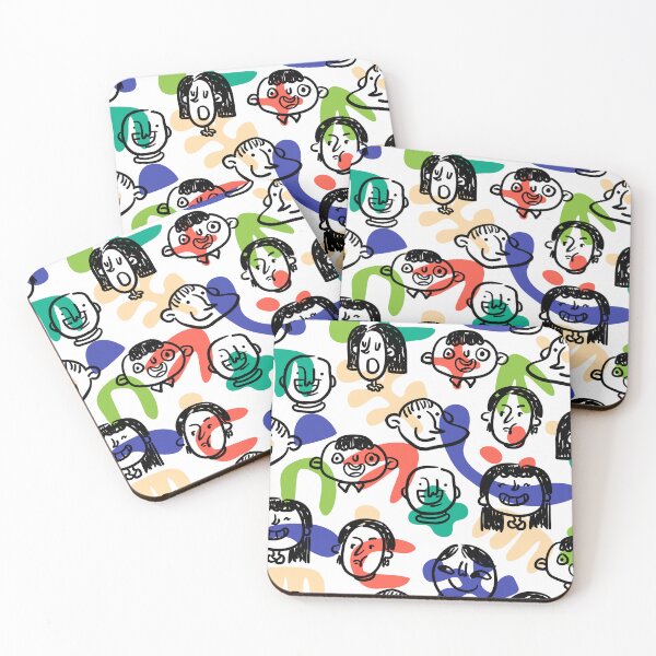 Item preview, Faces and colors design designed and sold by ArtAngiTresors.
