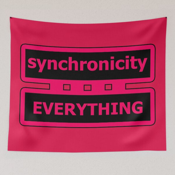 Item preview, Everything is Connected Synchronicity Jungian Psychology - Pink 3 of 4 designed and sold by Beachy.