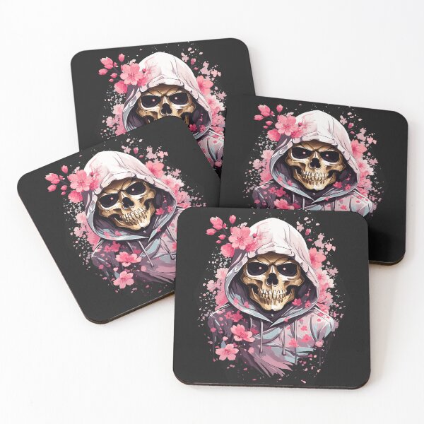 Item preview, Cherry Blossoms Skull 3 designed and sold by Zeus-Prime.