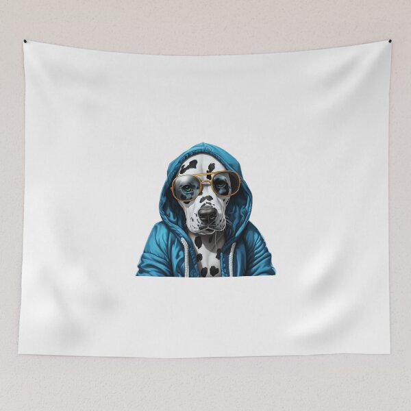 Item preview, Funny dog in stylish outfit designed and sold by Dreamtodream.