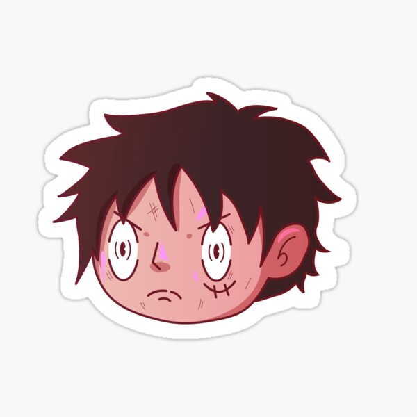 Luffy Gear 2 Minimalist Design | Sticker