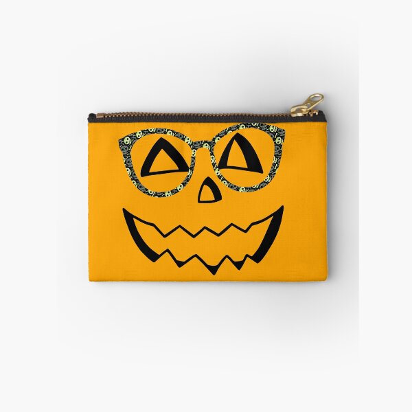 Item preview, Spooky Chic: Jack-o-Lantern Pumpkin with Skull Eyeglasses Halloween Design designed and sold by Sun Sand & Sea Art.