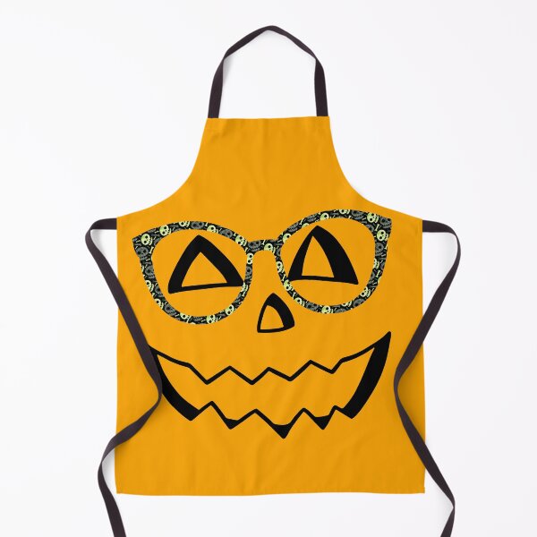Item preview, Spooky Chic: Jack-o-Lantern Pumpkin with Skull Eyeglasses Halloween Design designed and sold by Sun Sand & Sea Art.
