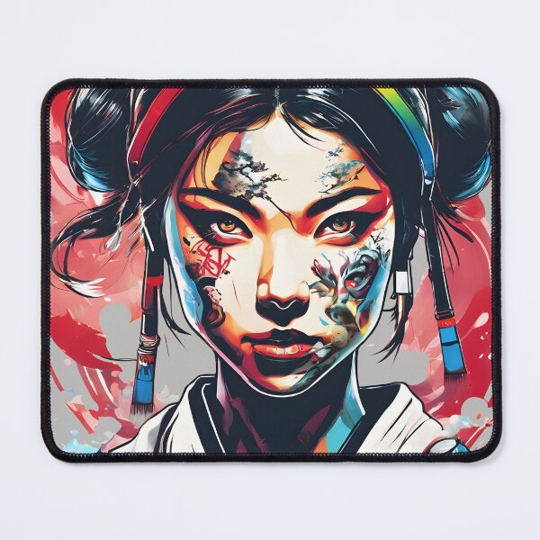 Item preview, samurai girl looking straight ahead designed and sold by defpoint.