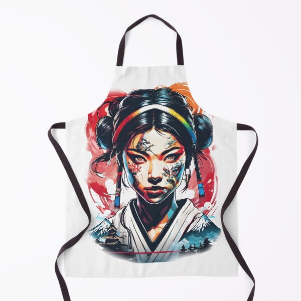 Item preview, samurai girl looking straight ahead designed and sold by defpoint.