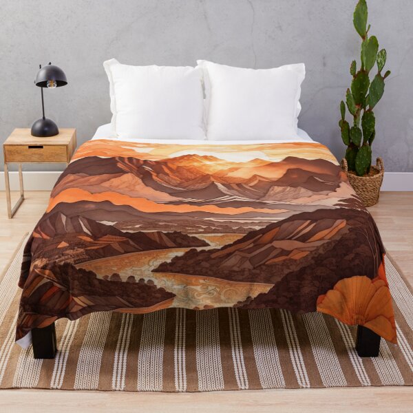 Item preview, Horizon of Warmth: A Scenic Illustration of Sunlit Peaks designed and sold by Ngea.