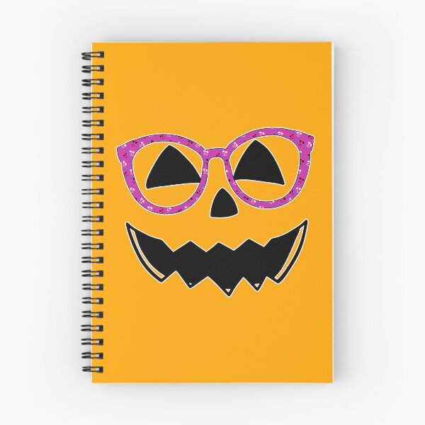 Item preview, Pumpkin Perfection: Stylish Jack-o-Lantern Rocking Skull Eyeglasses designed and sold by Sun Sand & Sea Art.