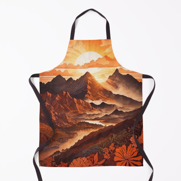 Item preview, Sunset Majesty: A Majestic Mountain Landscape designed and sold by Ngea.