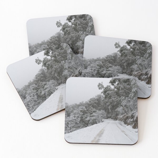 Item preview, Snow Covered Tracks In The Mountains designed and sold by Robbie Alexander.