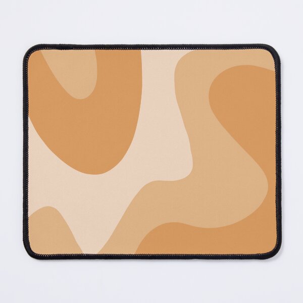 Item preview, Groovy retro maximalist wavy squiggle swirl pattern Brown designed and sold by MadiMakess.