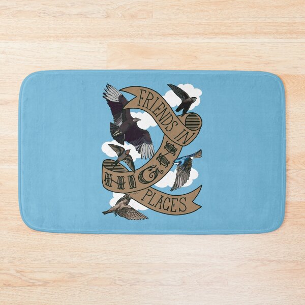 Item preview, Friends in High Places (Vulture, Swift, and Swallows) designed and sold by LauraWolfArtist.