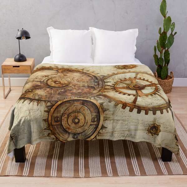 Item preview, Old Gears Drawings and Design on old Manuscript  designed and sold by BrandonArtWorld.