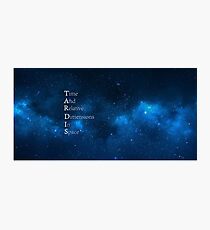 Tardis Photographic Print
