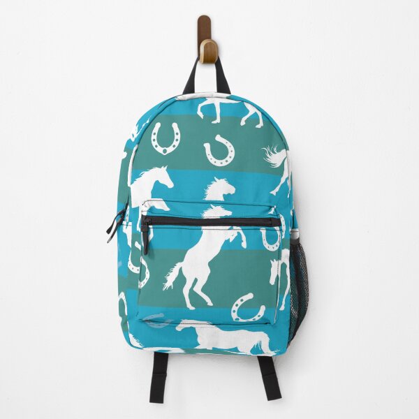 Item preview, Horses and Horseshoes Blue designed and sold by Freshinkshop.