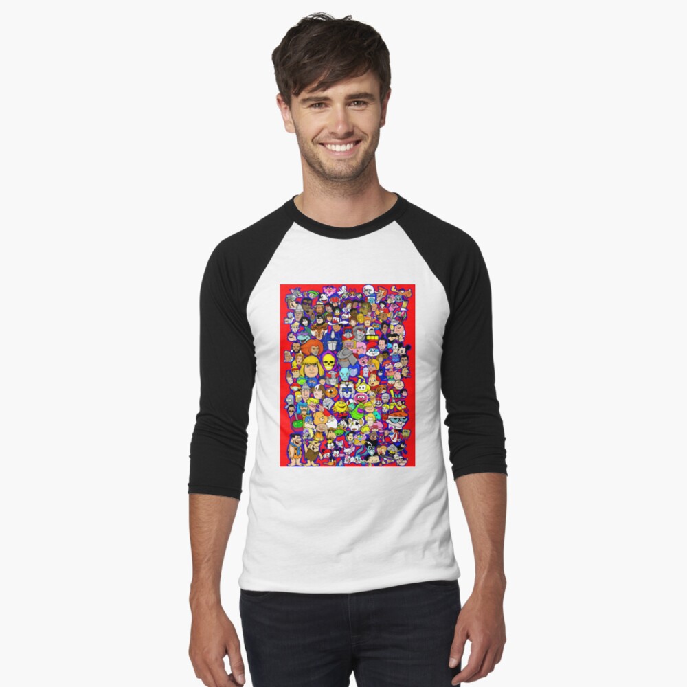 Item preview, Baseball ¾ Sleeve T-Shirt designed and sold by gjnilespop.
