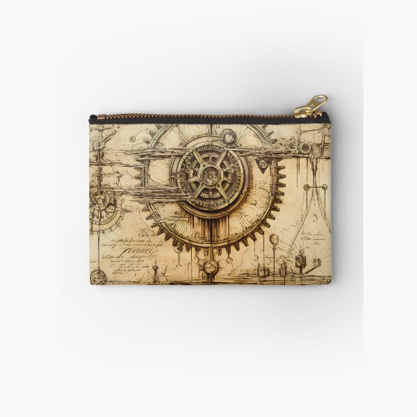 Item preview, Old Gears Drawings and Design on old Manuscript  designed and sold by BrandonArtWorld.