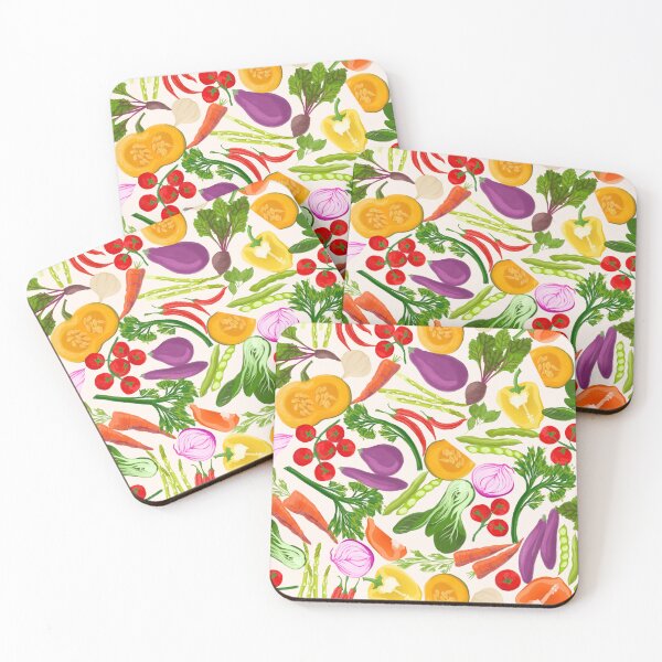 Item preview, Large Vegetable Medley on Cream designed and sold by gabrielleneil.
