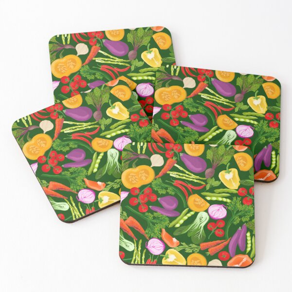 Item preview, Large Vegetable Medley on Green designed and sold by gabrielleneil.