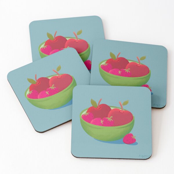 Item preview, Apples and Strawberries in Bowl designed and sold by Numero21.