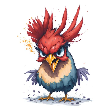 Artwork thumbnail, Angry Chicken by Rislam