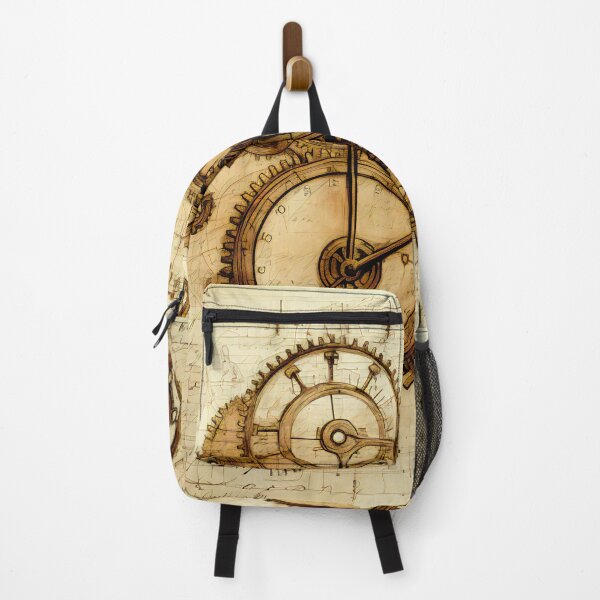 Item preview, Old Gears Drawings and Design on old Manuscript designed and sold by BrandonArtWorld.